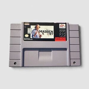 Madden NFL 97 Super Nintendo Game